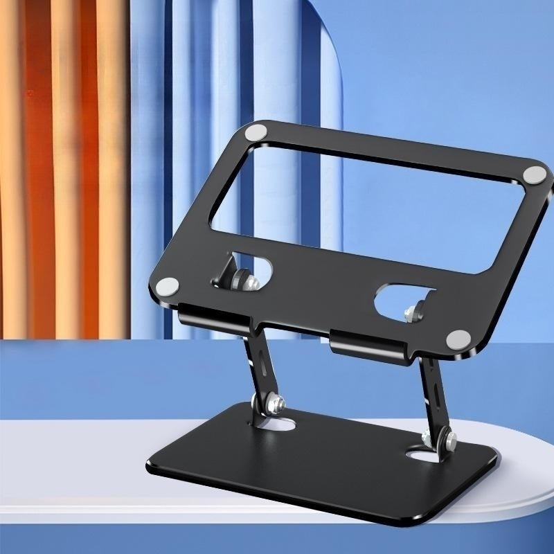 KTR03-001 Aluminum 360 Degree Rotatable Notebook/iPad Stand for Desk