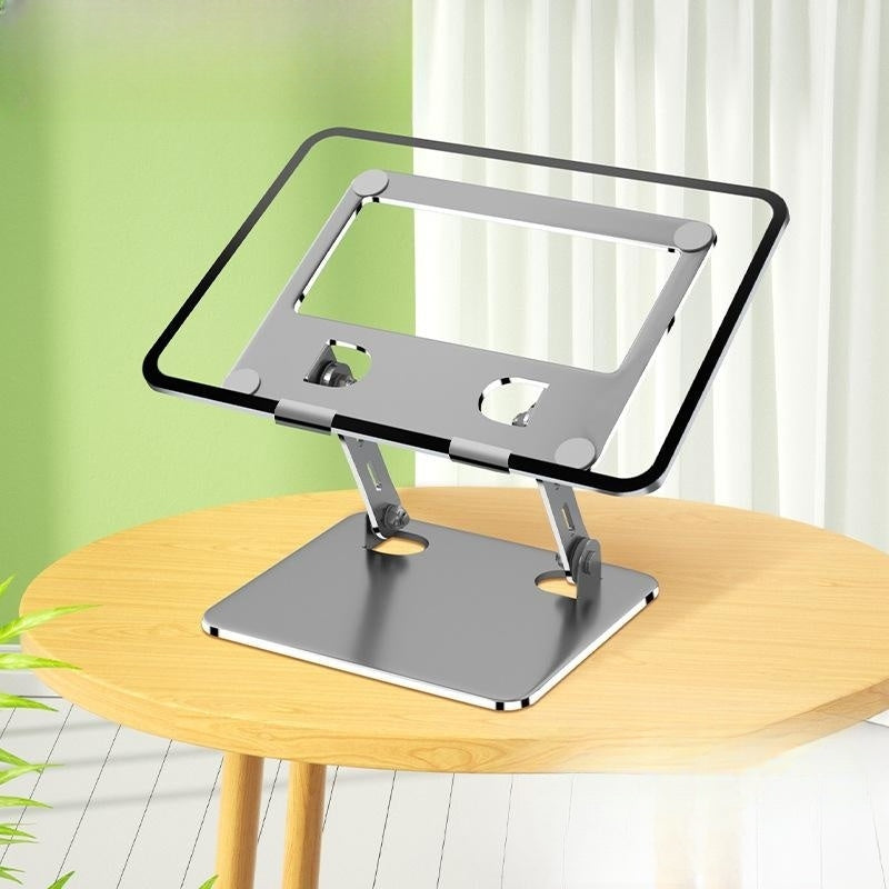 KTR03-001 Aluminum 360 Degree Rotatable Notebook/iPad Stand for Desk