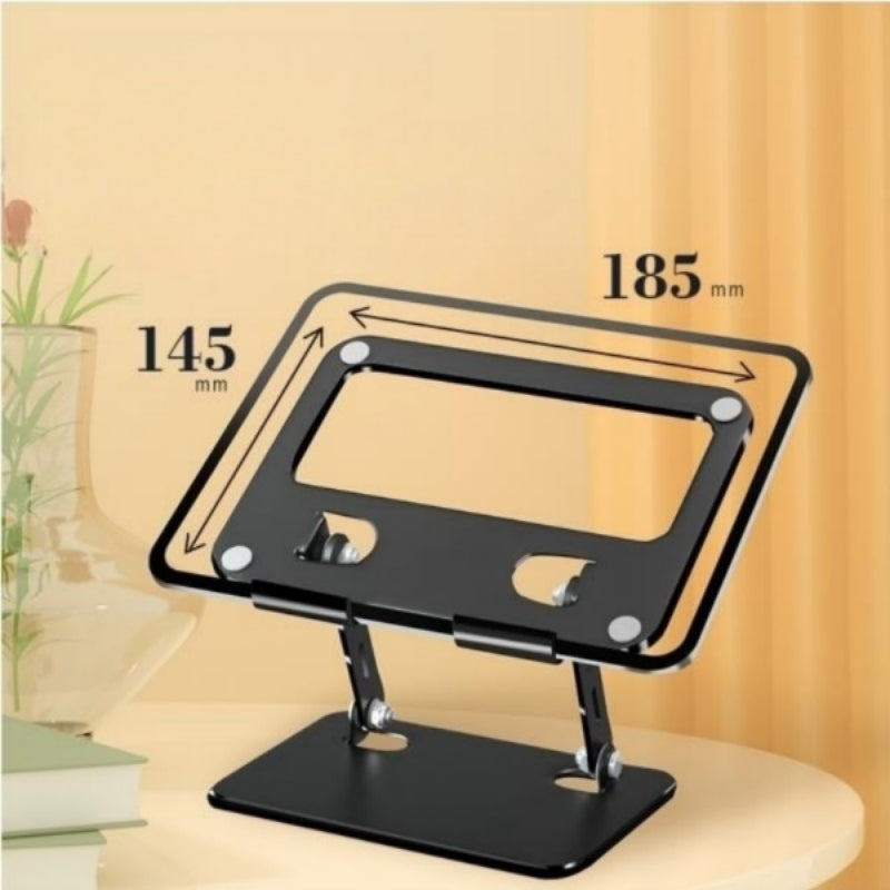 KTR03-001 Aluminum 360 Degree Rotatable Notebook/iPad Stand for Desk