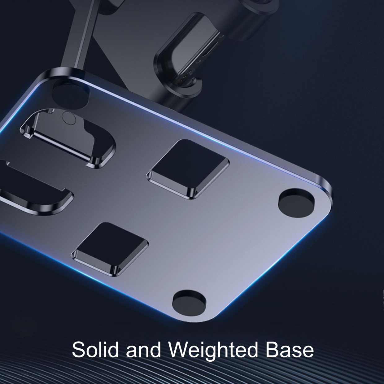 KTR01-002 Aluminum Folding Phone/iPad Holder for Desk