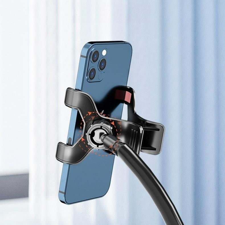KTR01-007 Free Angle Phone/iPad Holder Clamp Clip for Desk and Headboard
