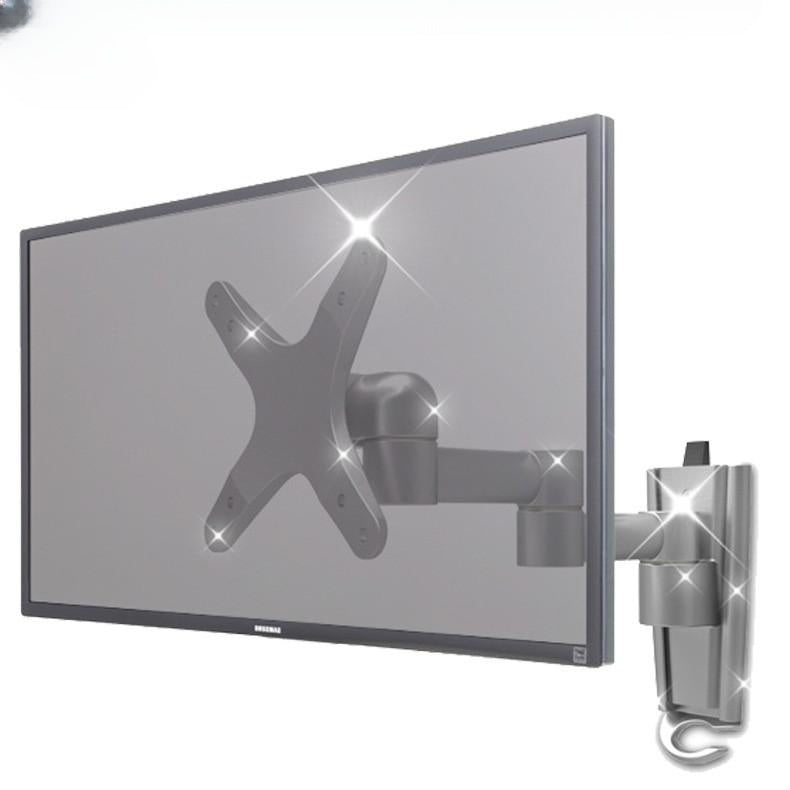 KTR04-007 Aluminum Foldable Television/Monitor Holder Arm Wall Mount