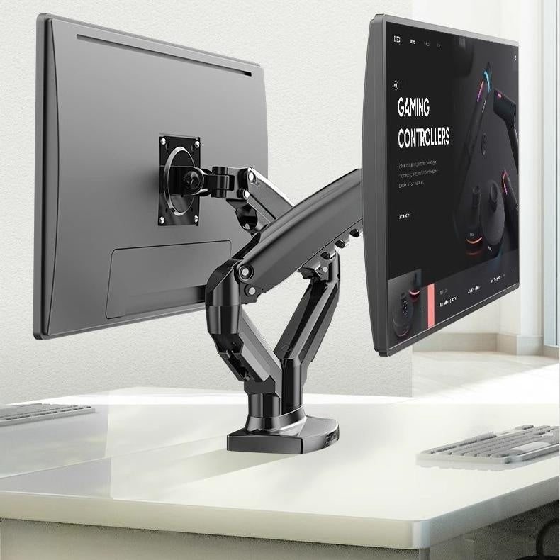 KTR04-005 Double Monitor Holder Arm Desk Mount