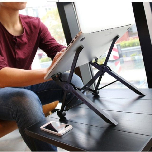 KTR03-025 Man-Pack Foldable Notebook/iPad Stand for Desk