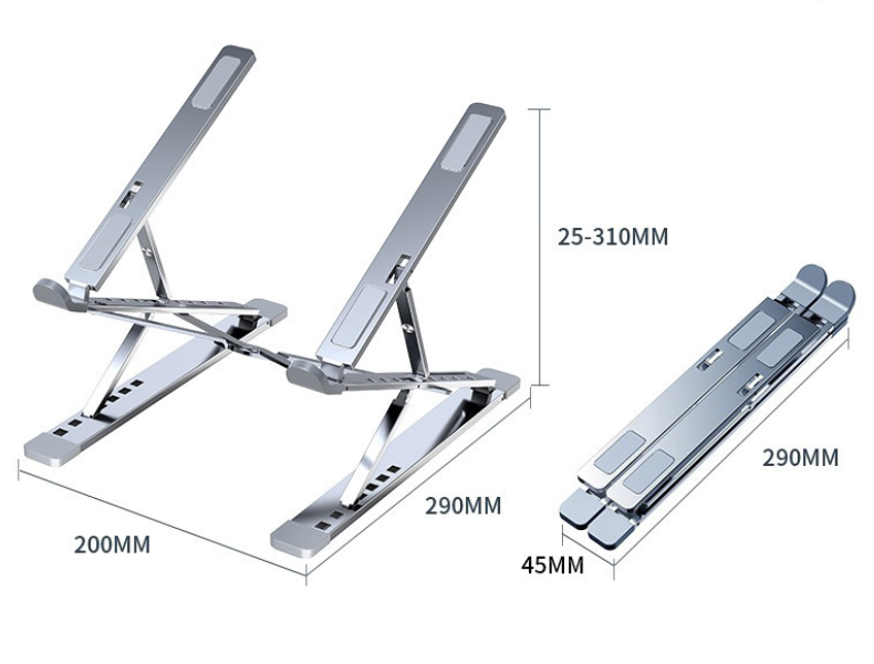 KTR03-020 Man-Pack 2 Layers Foldable Notebook/iPad Stand